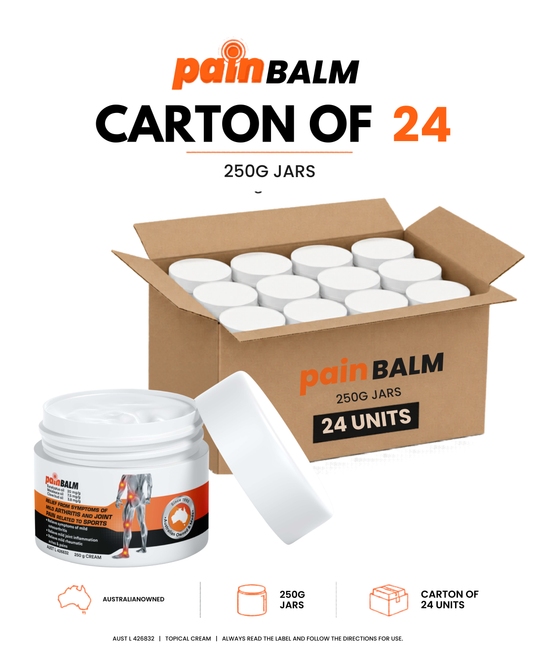 Pain Balm 250g JAR- CARTON of 24