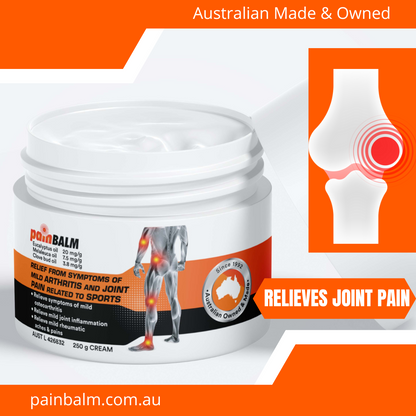 Arthritis & Pain Relief. Relieves joint, muscle pain  250gram TGA Approved