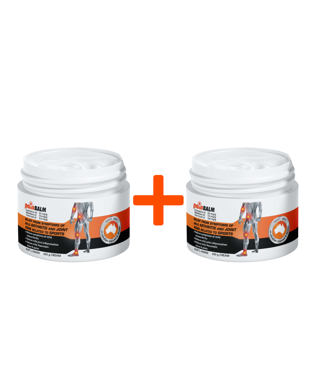 Pain Balm 2 x 250g Jar Bundle