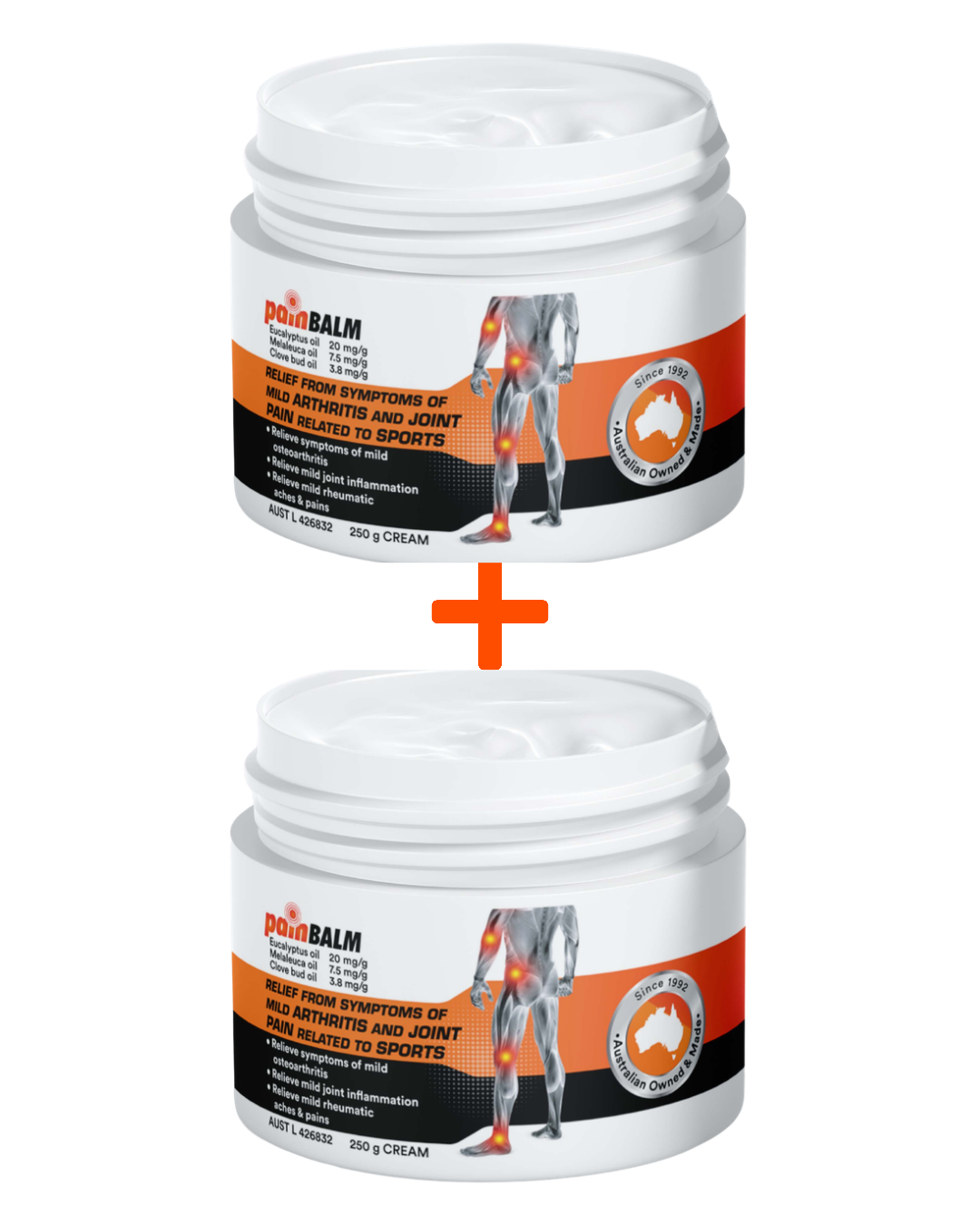 Pain Balm 2 x 250g Jar Bundle